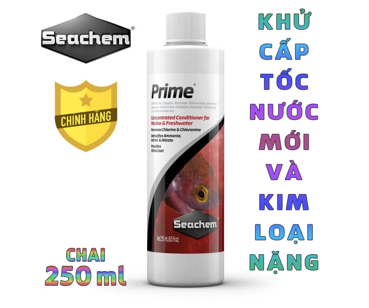 Dung dịch xử lý nước mới và kim loại nặng (250-500ml)